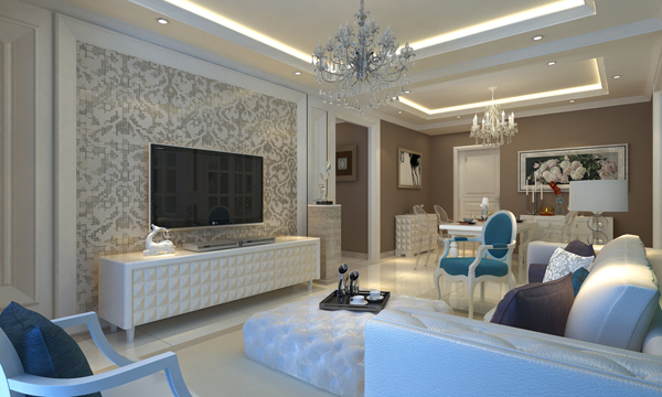 温泉小镇家简欧风格装设计