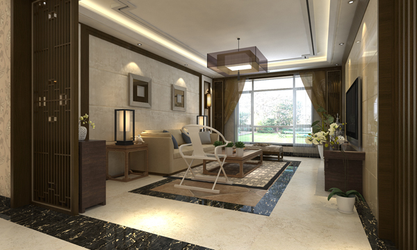 温泉小镇家中式风格装设计